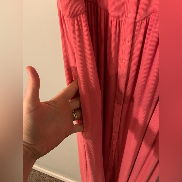 Hatch maternity softest ribbed tank nursing dress pink rose 2 medium - Picture 5 of 8